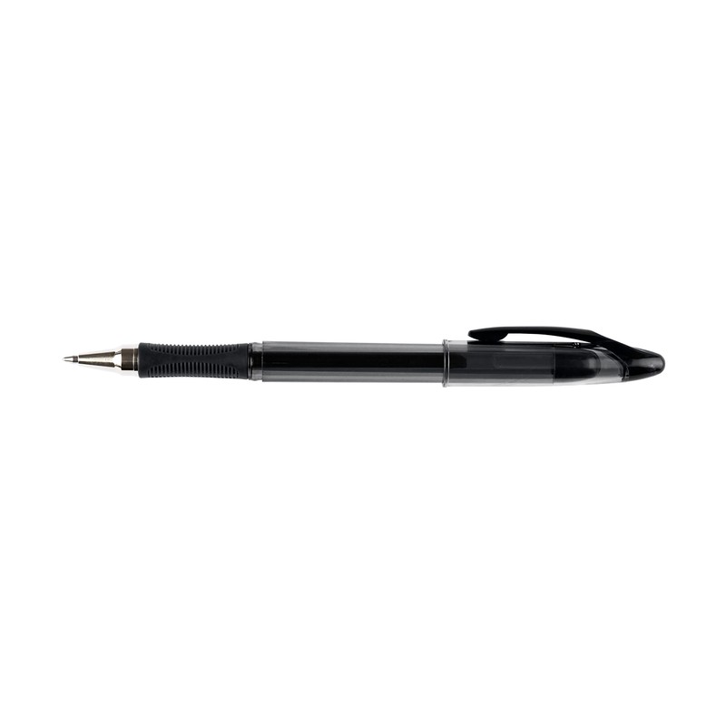 Q-Connect Quick Dry Gel Pen KF00678 - Black, Pack of