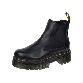 Dr. Martens Unisex-Adult Audrick Leather Platform Chelsea Boots Amphibians, Black Nappa Lux, 9