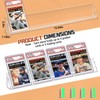 4 Pcs Sports Baseball Card Display Shelf Wall Mount, Each