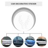 VICASKY 2pcs Auto Stickers Decorative Car Decals PVC Material Grass