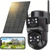 Sansco 5G WiFi Solar PTZ Security Camera 4MP Audio Dual