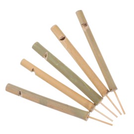 Vaguelly 5pcs Bamboo Bird Whistle: Handcraft Bamboo Bird Caller Whistle - Travel-friendly Precise Warbler Sound Flute For Enthusiasts Parks Gardens Farms