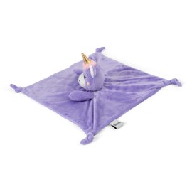 KINREX Unicorn Security Blanket for Babies - Soft Plush Soothing Towel, Unisex Baby Comforter Toy, Ideal Sleep Companion, Newborn Teddy Bear Lovey, for Boys & Girls, Measures 12 Inches