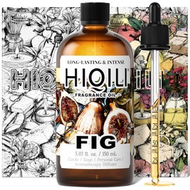 HIQILI Fig Fragrance Oil for Hotel Scent Diffuser, Candle & Soap Making Kit, Add to Skin Care, Bath & Body Products - 5.07 Fl Oz