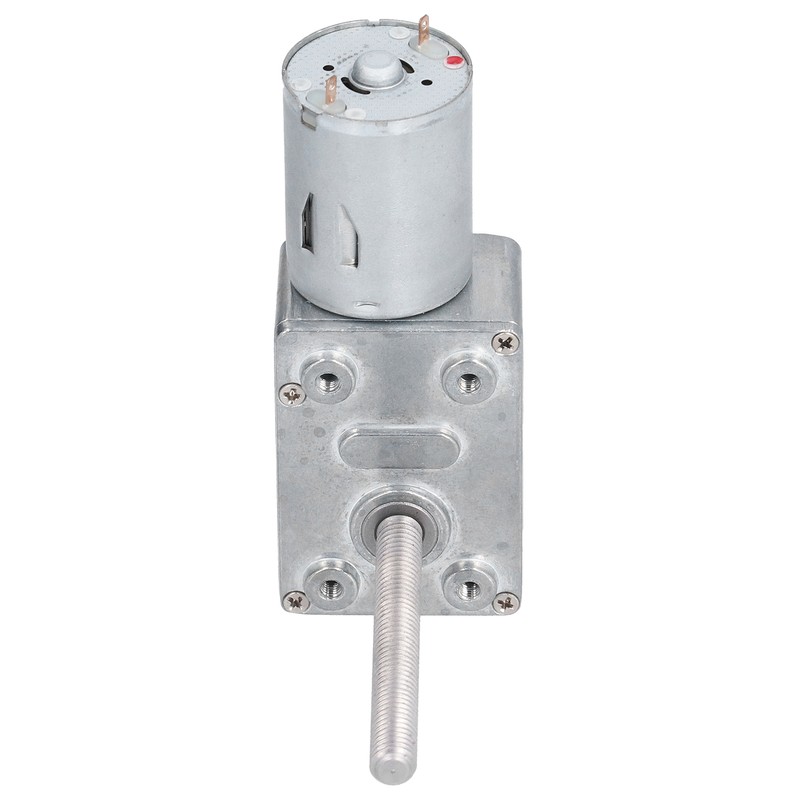 Gear Motor Speed Reduction Worm Self Locking M6 Thread 50mm