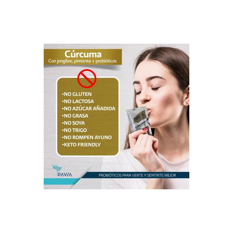 Probiticos Pavia con 1 billn vivos y activos Bifidobacterium lactis