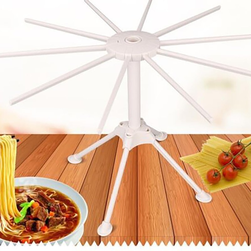 Penelife Pasta Dryer with 10 Extendable Arms - Foldable Pasta