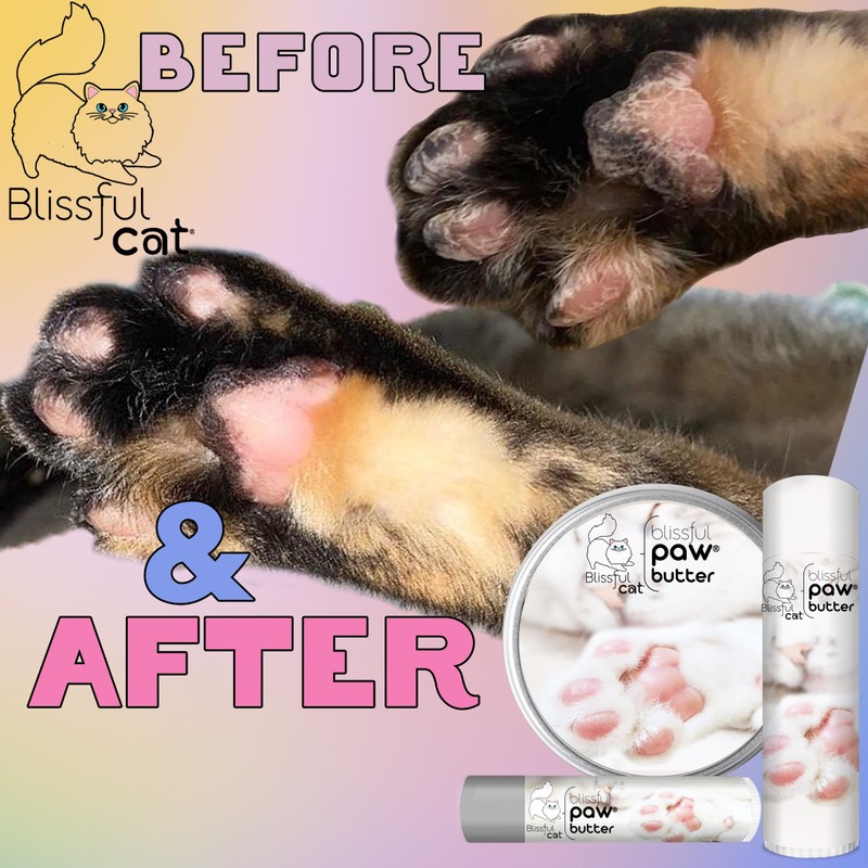 The Blissful Cat Paw Butter, Moisturizer for Dry Paw Pads,