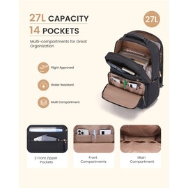 LOVEVOOK Laptop Backpack for Women, College Backpack for Student Teen Girl, 15.6" Work Business Computer Backpack, Back to School Bookbag, Casual Daypack Purse, Travel Personal Item Bag for Gift