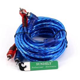 SUNDELY® 1000W Car Vehicle Audio Amplifier Wire Wiring Installation Kit 10GA Subwoofer Speaker Amp Installation Power Cord Lead Set