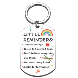 Dorm Room Essentials for Girls Back to School Supplies Inspirational Keychain First Day of Kindergarten High School College Birthday Gifts for Women Men Kids Daughter Son Preschool 1st 2nd 4th Grade