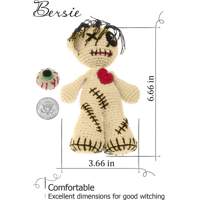 Bersie Handmade Voodoo Doll – Olive