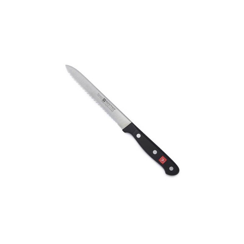 Wusthof 4107-7 Sausage knife, 5", Black