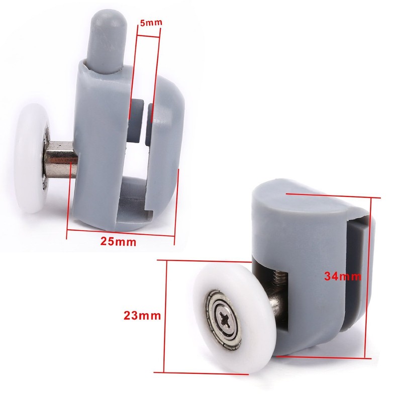 Shower Door Rollers, Lance Home Set Of 8 Single Shower