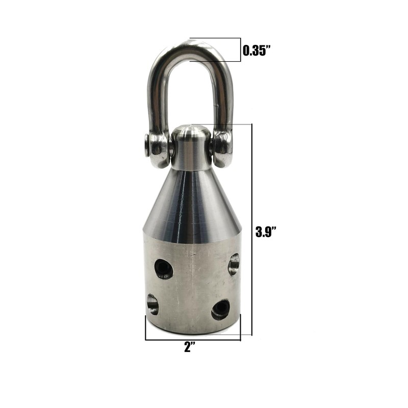 Heavy-Duty Wire Pulling Attachment,Penguin Puller,Stainless Steel Wire Puller with Penguin