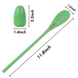 LovesTown 12 Pcs Egg Spoon Race Game Sets, Wooden Balance Relay Games for Kids Carnival Birthday Party Outdoor Games