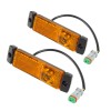 EVERESTHD PAIR FIT FOR KENWORTH T880 AMBER SIDE MARKER LED