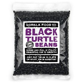 Gorilla Food Co. Black Turtle Beans - 400g