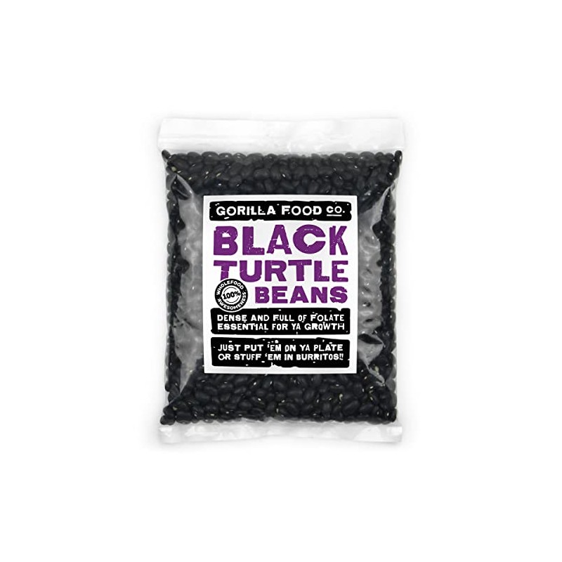 Gorilla Food Co. Black Turtle Beans - 400g