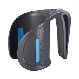 HealthSmart DUO Beverage Grip Handle for Mugs, Glasses and Bottles, Protects Hands from Hot Mug Surfaces, Blue, 0.5 Pound