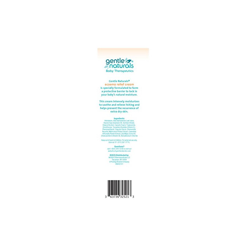 Gentle Naturals Eczema Cream, 4 Ounce