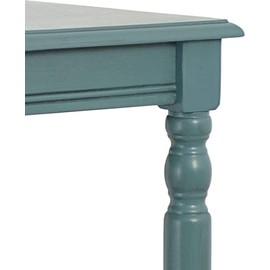 Décor Therapy Simplify End Table Oak, Antique Iced Blue