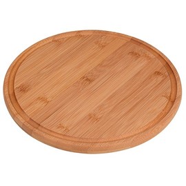 GRAEWE Meat Plate Diameter 25 cm Bamboo with Juice Groove