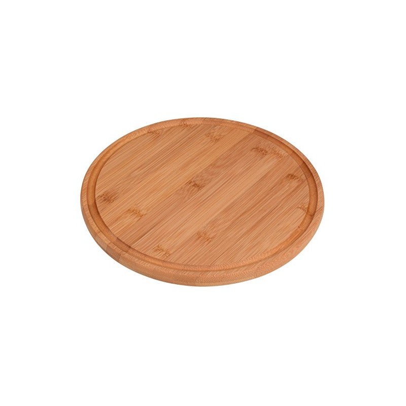 GRAEWE Meat Plate Diameter 25 cm Bamboo with Juice Groove