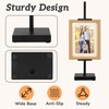 Donghome 18” Black Steel Adjustable Tabletop Easel Stand,Picture Frame Holder