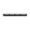NavePoint 24-Port Cat5E UTP Unshielded Patch Panel for 19-Inch Wallmount