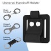 Handcuff Holster, Handcuff Carrier Belt Holder Case Fits Chain/Hinged/Folding Cuffs