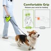 Pecute 32ft Retractable Dog Leash with Reflective Strips, 360° Tangle-Free,