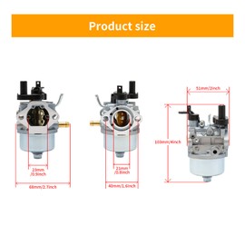 Carburetor Carb Kit Replacement for Briggs & Stratton 801396 801233 801255 38584 38538 38413 38518, Toro CCR2400 CCR2450 CCR2500 CCR3000 CCR3600 CCR3650 Snowblower