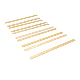 CC KITS Bed Slats for Twin, Full, Queen & King Sizes - Bed Slat Under Mattress Support - Bunkie Board - Box Spring & Mattress Platform Foundation Replacement - Set of 8 Slats (Twin - 39")
