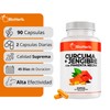 BioHerb. Cúrcuma y Jengibre + Pimienta Negra (90 Cápsulas Para