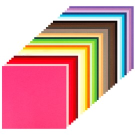 SallyFashion 60 Sheets Colored Cardstock, Multicolor Craft Cardstock Paper Heavyweight Card Stocks for Card Making Kids Art Crafts Scrapbooking