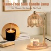 XININSUN Candle Warmer Lamp with Timer, Dimmable, Height Adjustable, Amber,