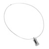 Ashes Necklace Perfume Pendant Pet Cremation Jewelry Titanium Steel Tower