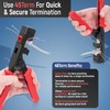 Everest Media Solutions 45° Angled CAT6 Keystone Jack in Orange