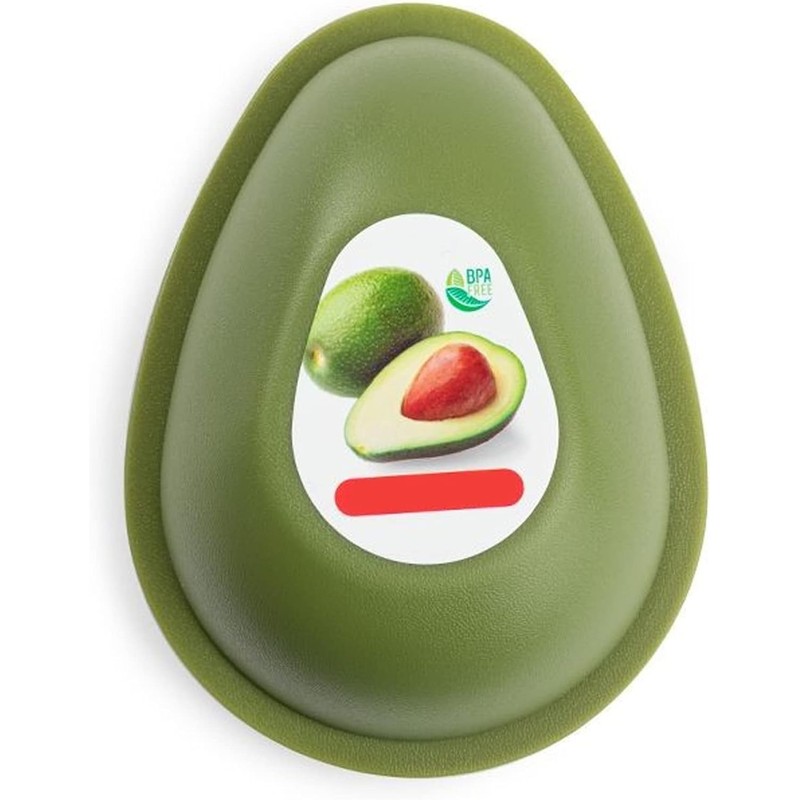 Plastic Reusable Vegetable Storage Box Avocado Safe Box Banana Case