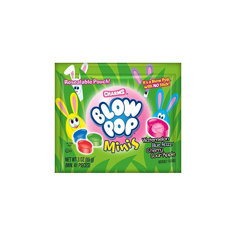 Charms Blow Pop Minis Limited Edition Easter, 3 Ounce Resealable