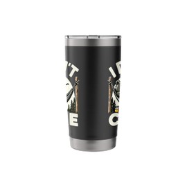 I Don't Care Retreat Relaxed Bear Stainless Steel Insulated Tumbler