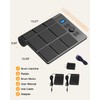 OYAYO 9 Pads Electronic Drum Pad, Tabletop Set Machine, Portable