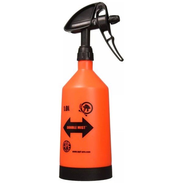 Agri-Pro 1 Liter Orange Pump Sprayer Double Mist Adjustable Nozzle
