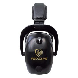 Pro Ears Gold II 30 Electronic Hearing Protection, Military Grade Tactical Ear Muffs, NRR 30 DB, For The Range, Shooting, & Hunting, Black