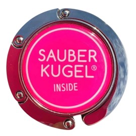 Sauberkugel Smart Bag Holder - Compact, Practical & Anti-Theft - Handbag Hook for Clean Surfaces - Foldable Space Saving - Handbag Holder for Table