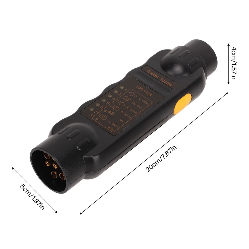 Trailer Socket Tester 7 Pin Electrical Tow Bar Wiring Circuit