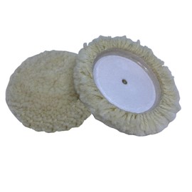 CSI 3” Mini-Wool Cutting Pad (2 Pack) 4-ply Twist | 100% Wool Cutting Pad | Durable and Plush Fibers That Can Withstand Repeated Use and Cleanings