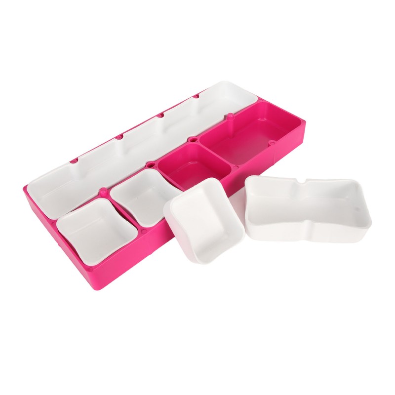 Watch Parts Storage Box 5 Compartments Portable Dustproof Multipurpose Watch