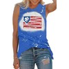 Camiseta sin mangas de béisbol para mujer, con estampado de